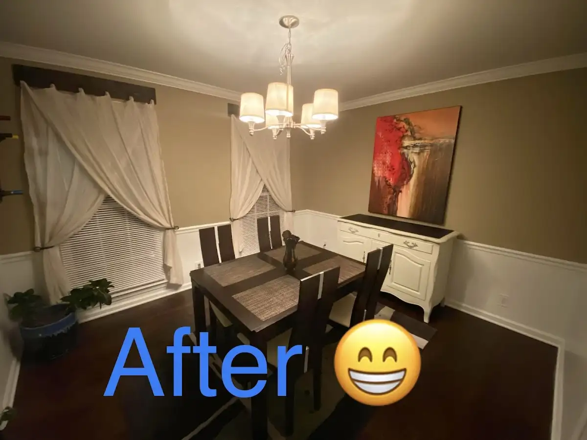 Professional dining room restoration after water damage in Montgomery